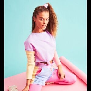 Loveshackfancy x beach riot cropped sweatshirt